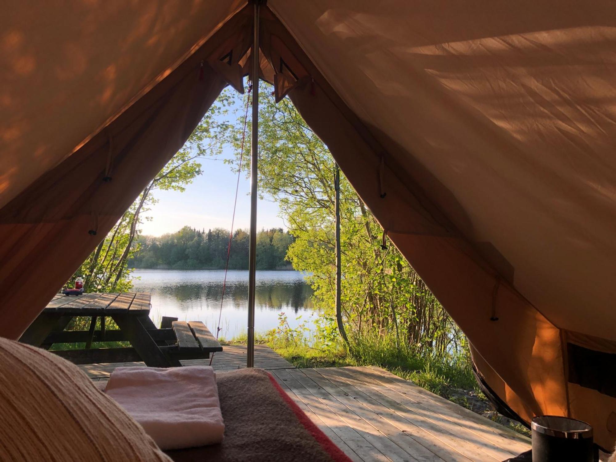 Naturlig Pa Korsgarden Glamping Nysted Kültér fotó