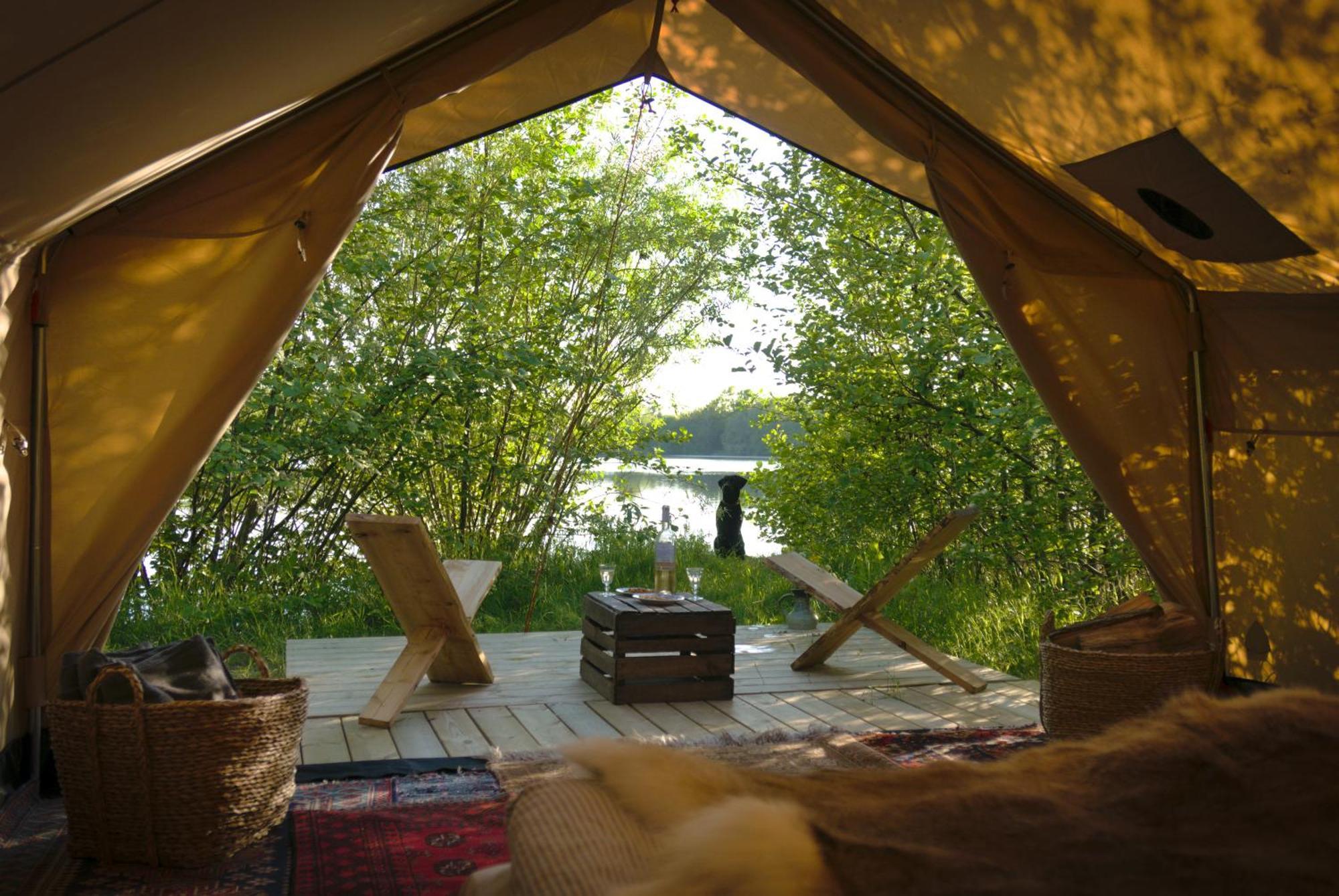 Naturlig Pa Korsgarden Glamping Nysted Kültér fotó