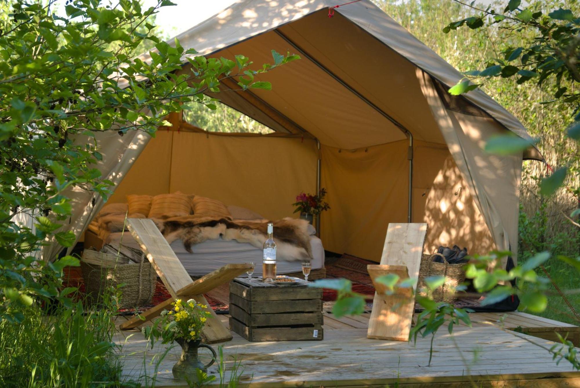 Naturlig Pa Korsgarden Glamping Nysted Kültér fotó