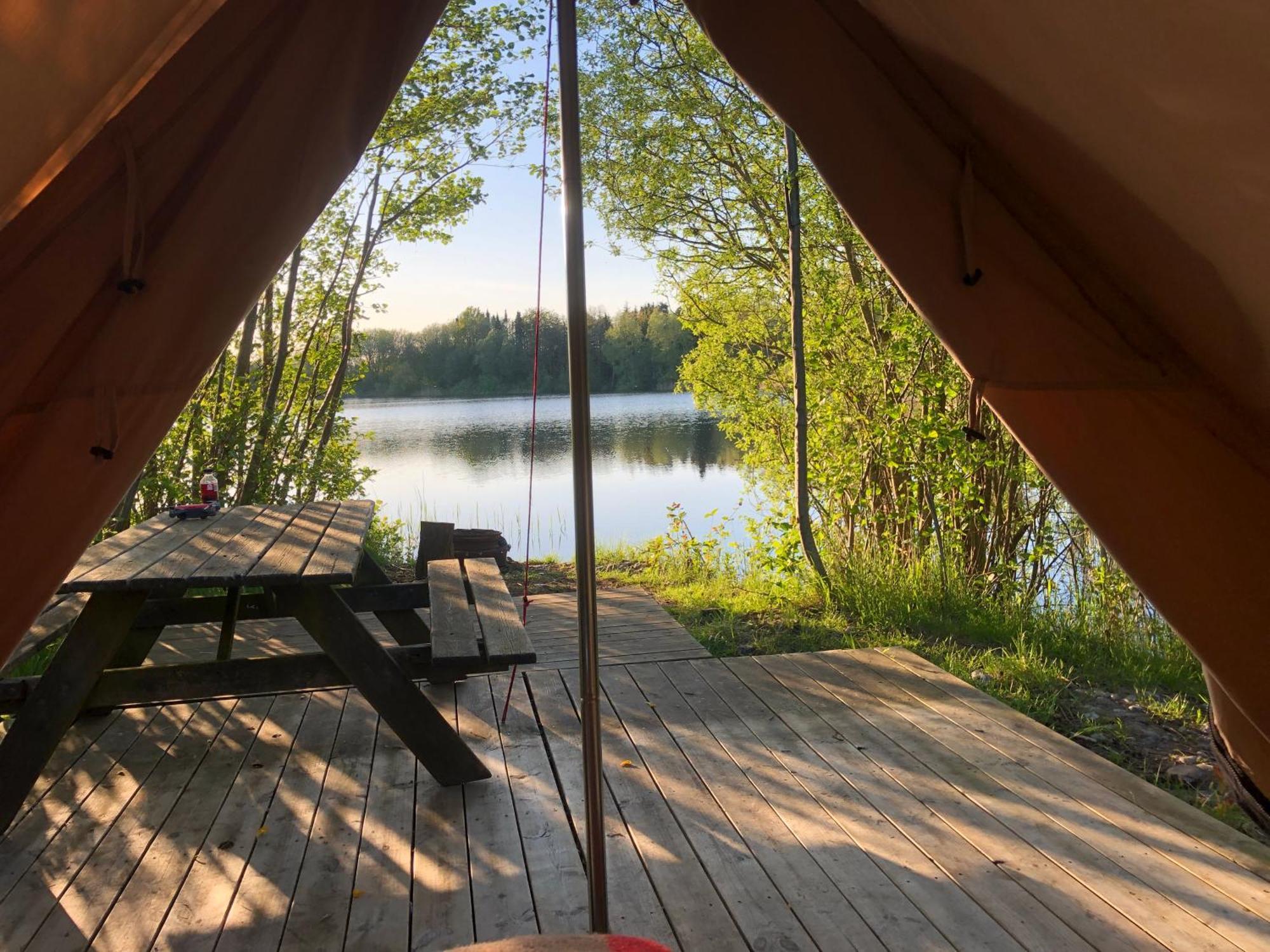 Naturlig Pa Korsgarden Glamping Nysted Kültér fotó