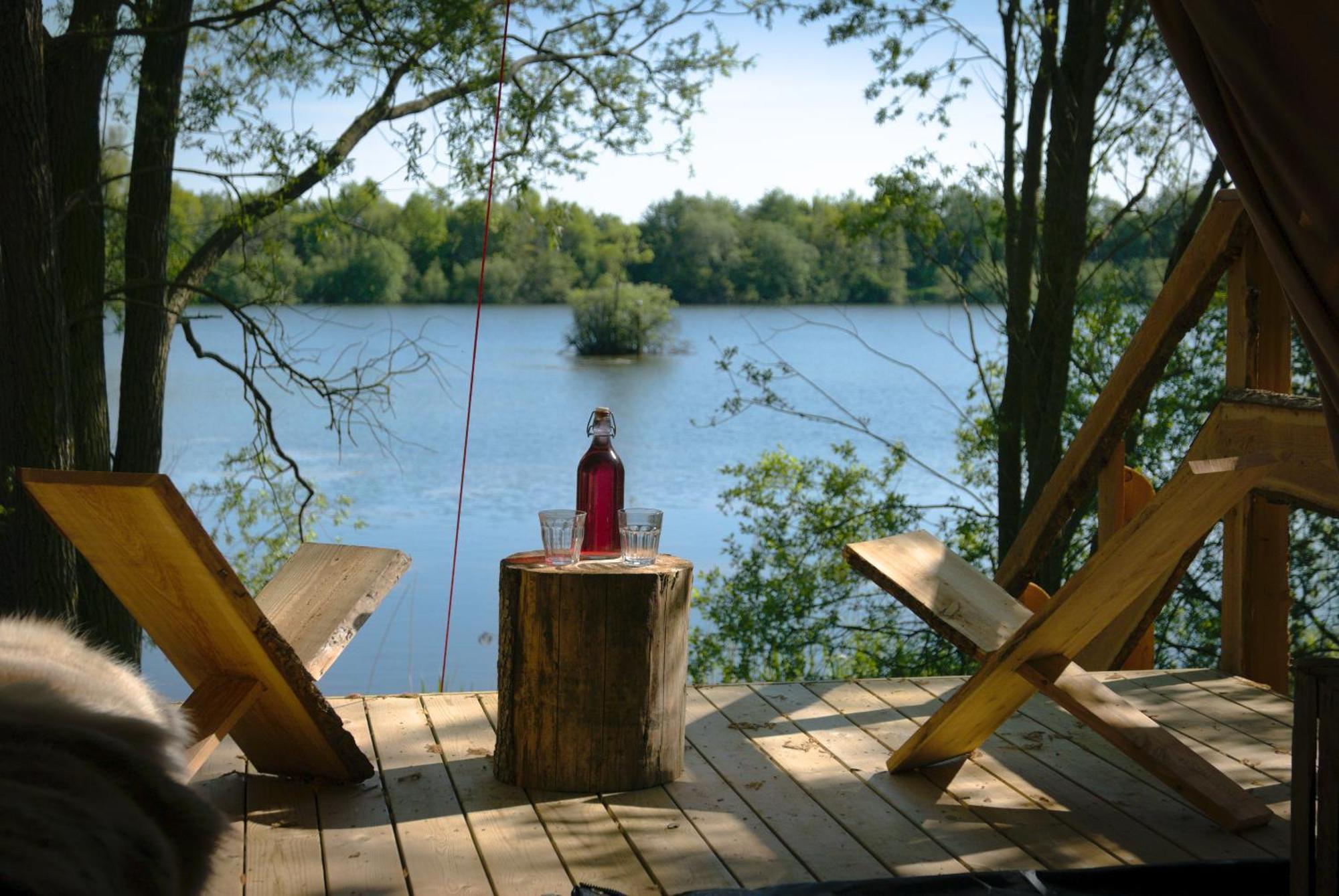 Naturlig Pa Korsgarden Glamping Nysted Kültér fotó