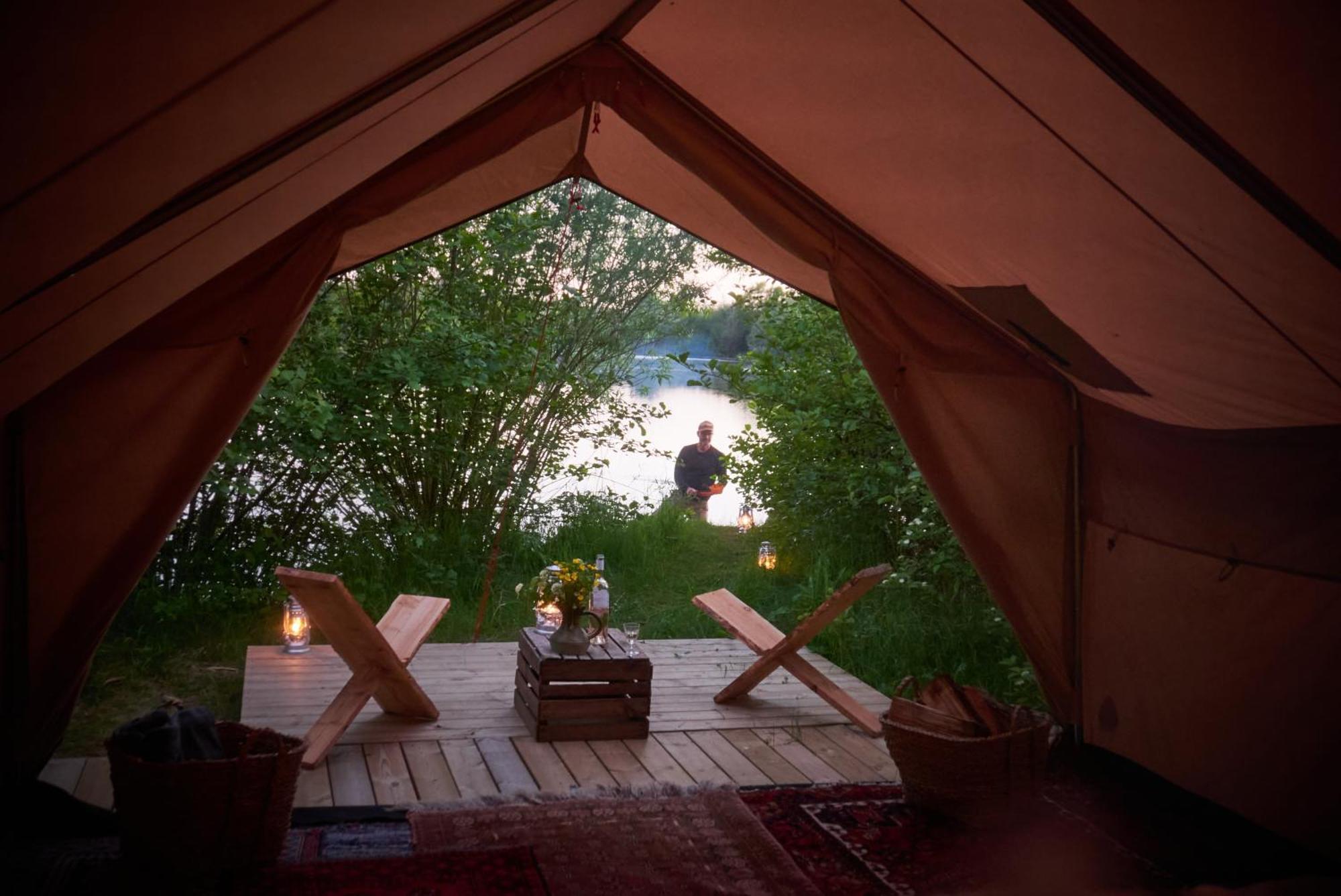 Naturlig Pa Korsgarden Glamping Nysted Kültér fotó