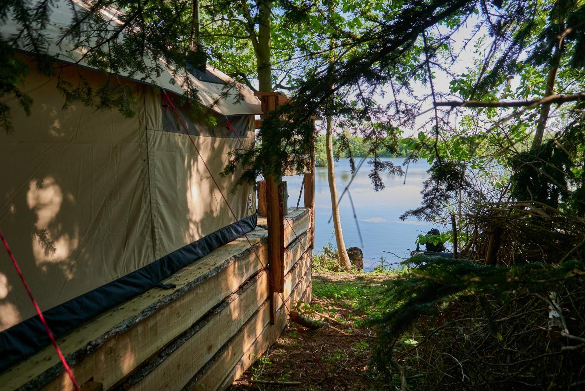 Naturlig Pa Korsgarden Glamping Nysted Kültér fotó
